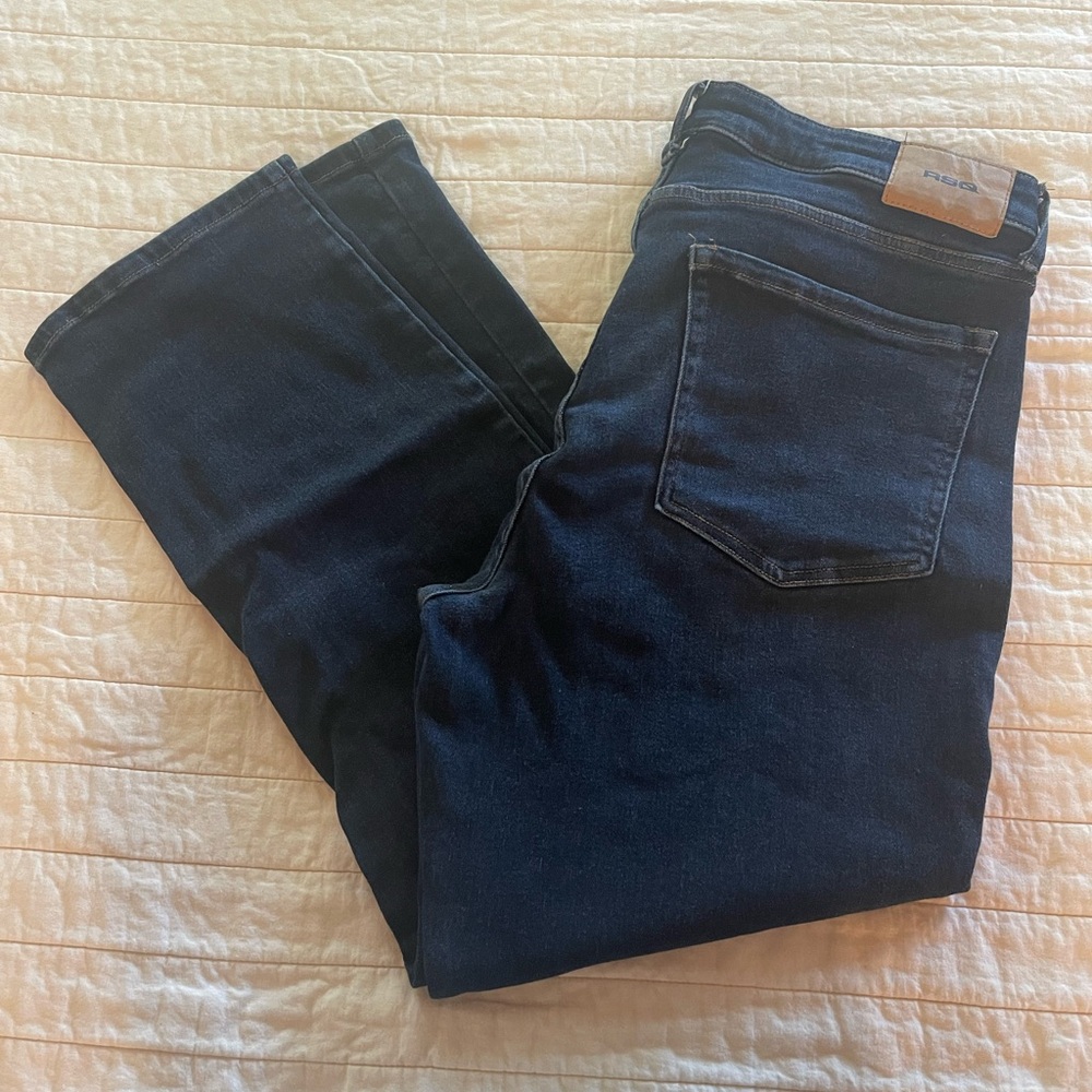 RSQ Dark Blue Denim Slim Straight Jeans 38x30 (pair 2 of 2)